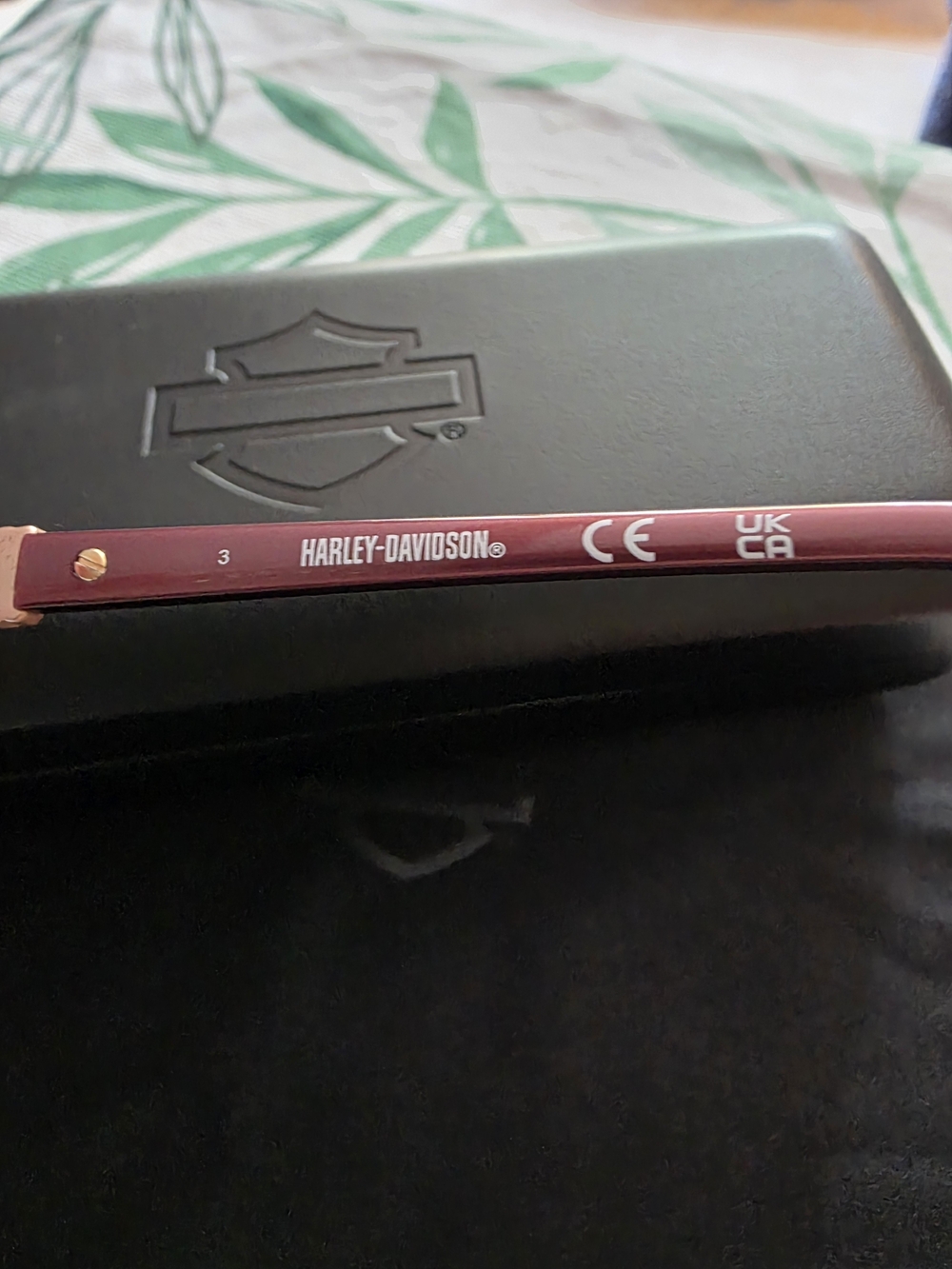 Harley-Davidson HD50076 073 Eyeglasses 56-15-140 Pink Gold RX Frames NEW - Picture 7 of 12